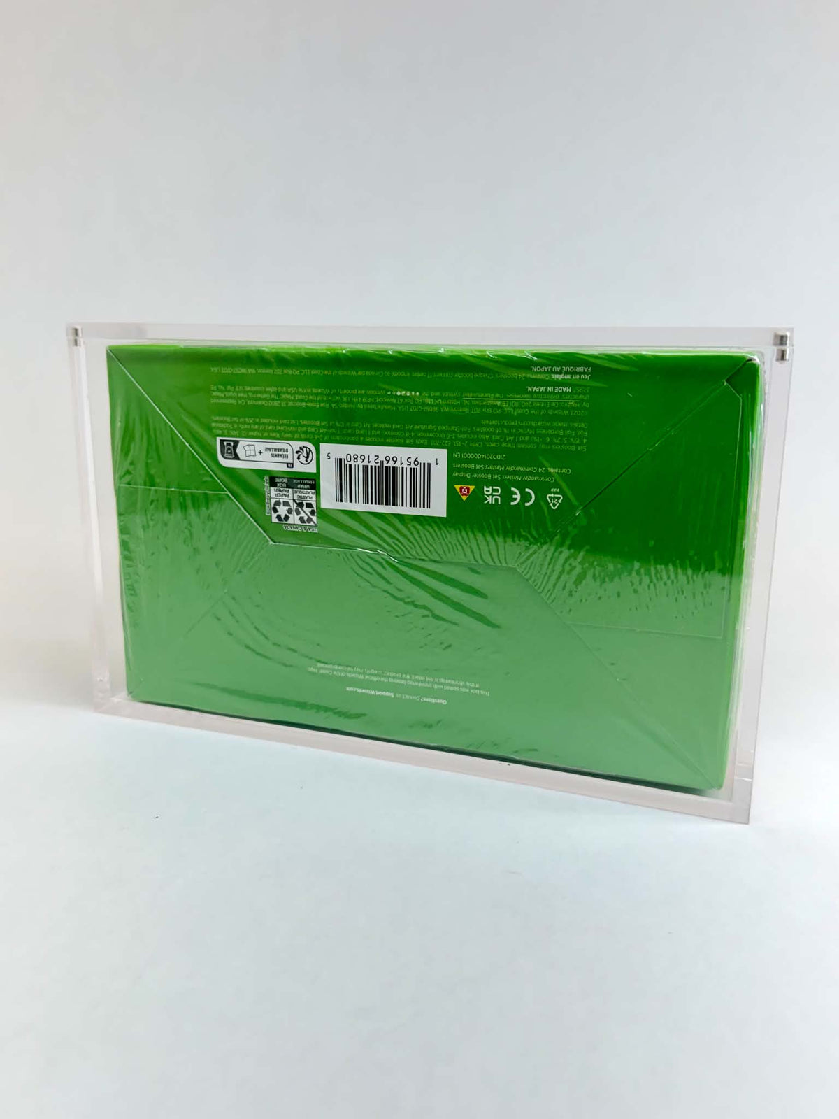 Acrylic Display Case FOR MTG Set Booster Box | 24 Pack Magic The Gathering Set Booster | Commander Masters | 4-Magnet Lid | UV