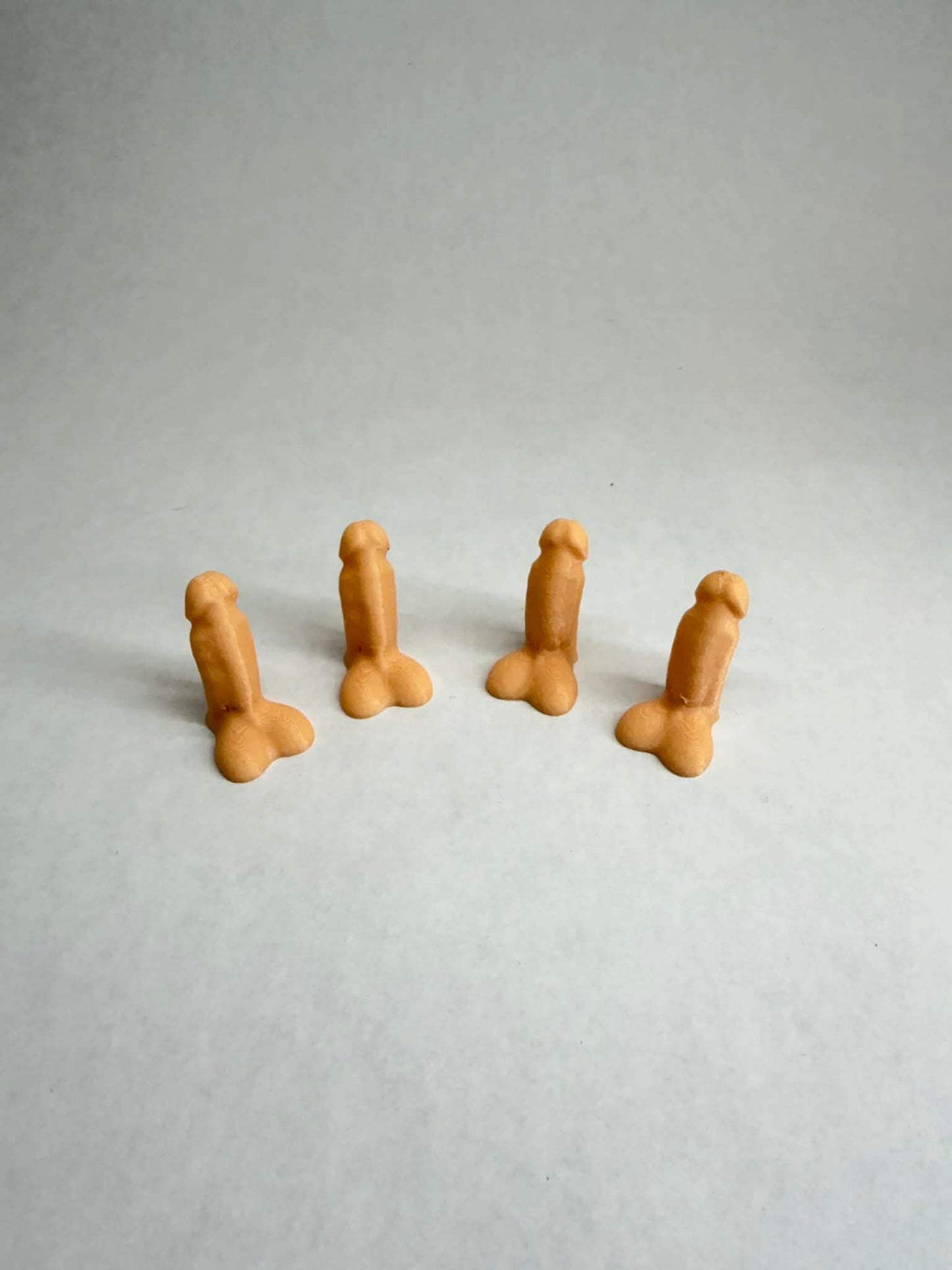 4-Pack Novelty Tire Valve Caps – Peach | Funny Prank Valve Stem Covers
