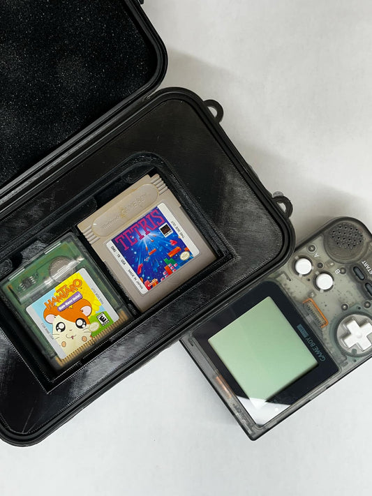 Protective Carrying Case for Game Boy Pocket | SENAC LLC | Holds 3 Games | Compact Travel Storage Solution