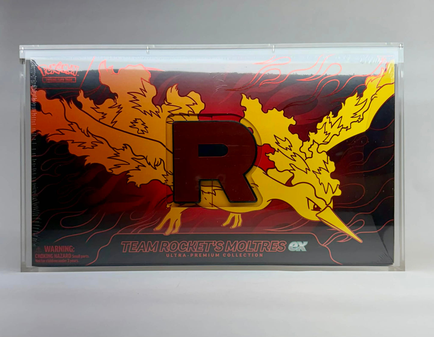 Moltres UPC Acrylic Case | Ultra-Clear 99% Magnetic Protection