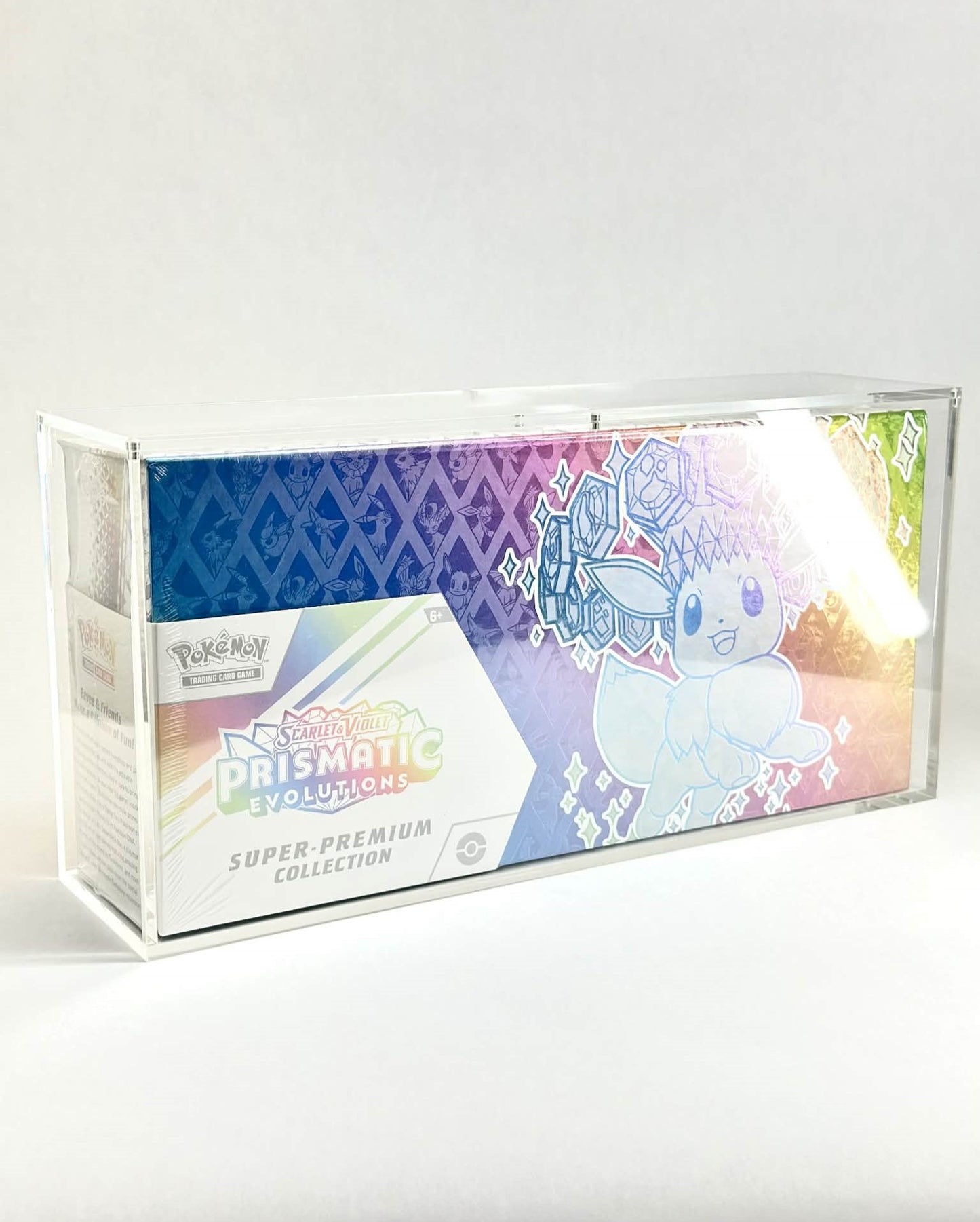 Pokémon Prismatic Special Collection (SPC) Acrylic Case | Premium Display & Protection for Sealed Boxes