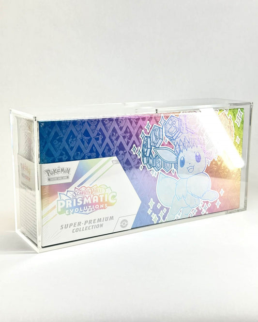 Pokémon Prismatic Special Collection (SPC) Acrylic Case | Premium Display & Protection for Sealed Boxes