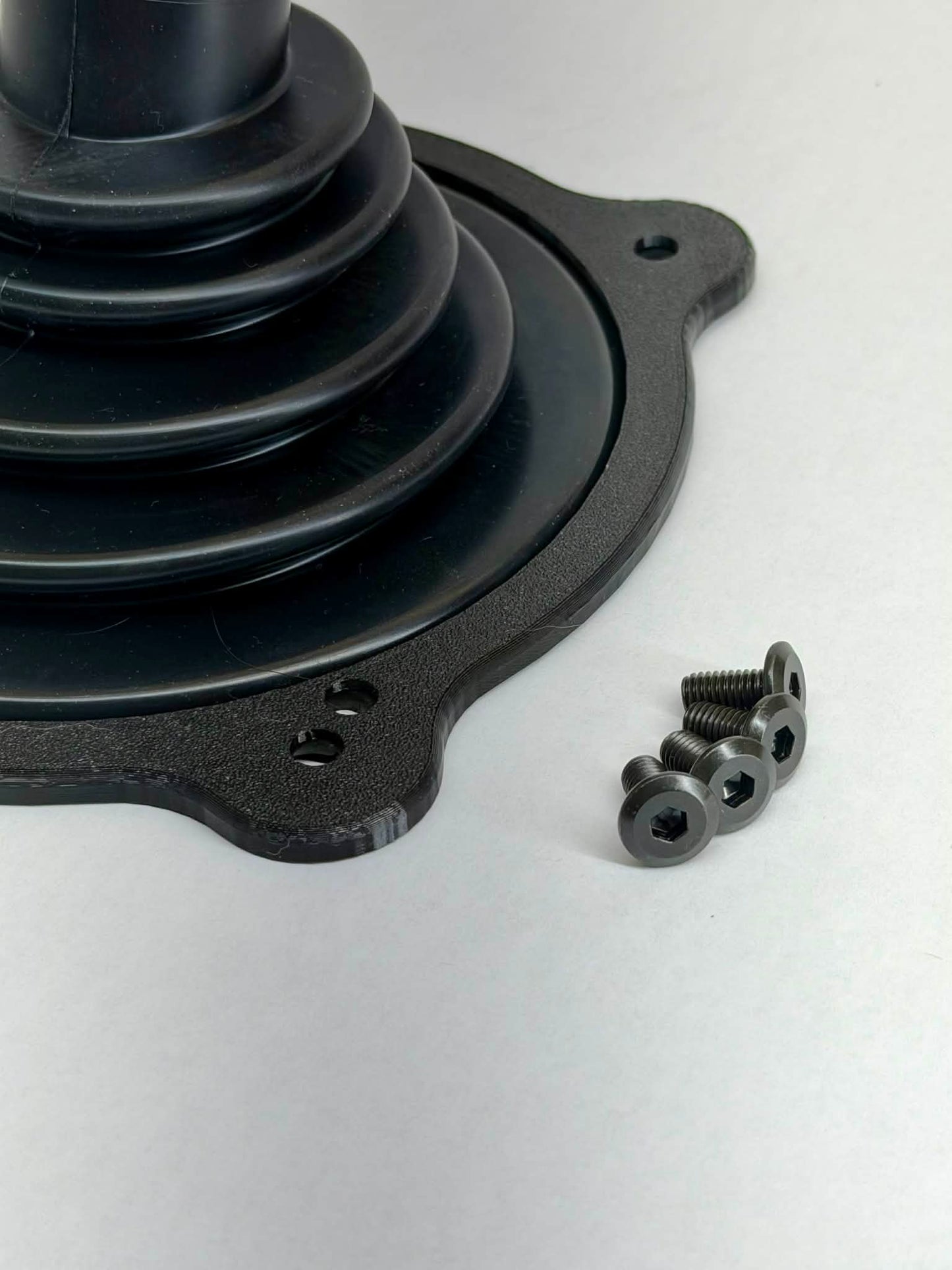 89-98 240SX S13/S14 Silvia Lower Shift Boot Ring Retainer – ABS OEM Replacement, 4 Bolts Included