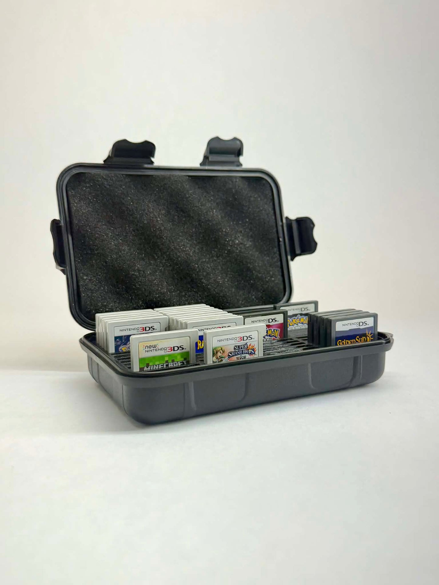 Ultra-Compact Protective Carrying Case for Nintendo DS & 3DS Games | SENAC LLC | Holds 56 Games | Flexible, Safe & Travel-Ready Storage