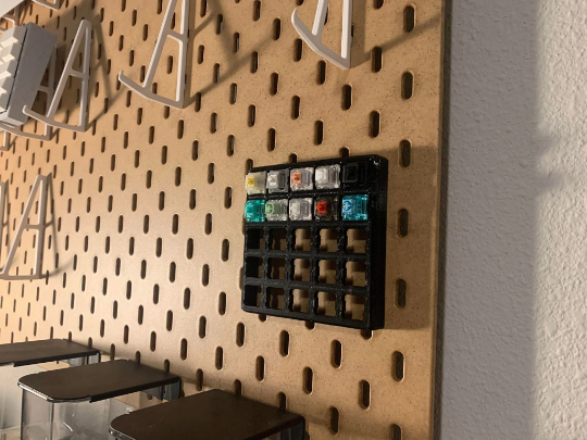 1 Piece | SKADIS 5x5 Switch Tester | Senac LLC | Pegboard Ikea Mount A